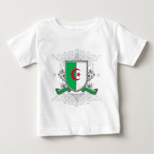 T-shirt Pour Bébé Bouclier de l'Algérie