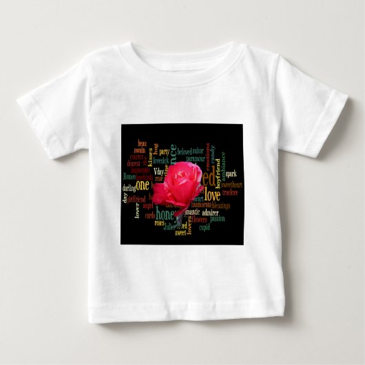 T-shirt Pour Bébé Bouquet d'amour : Une expression sincère (Devant)