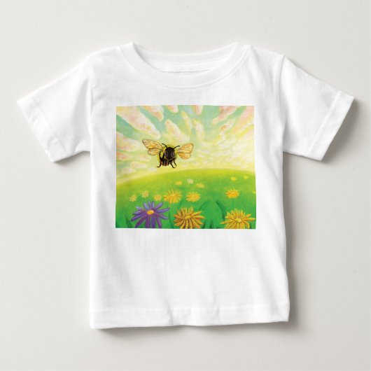 T-shirt Pour Bébé Bourdon à l'horizon (Devant)