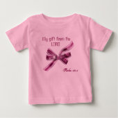 T-shirt Pour Bébé Bow Tutu (Devant)