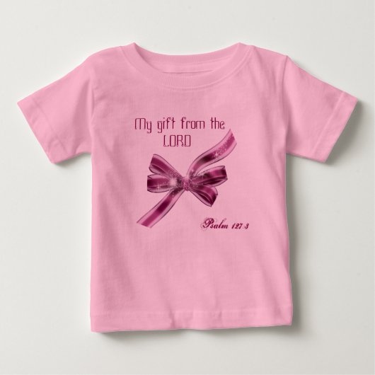 T-shirt Pour Bébé Bow Tutu (Devant)
