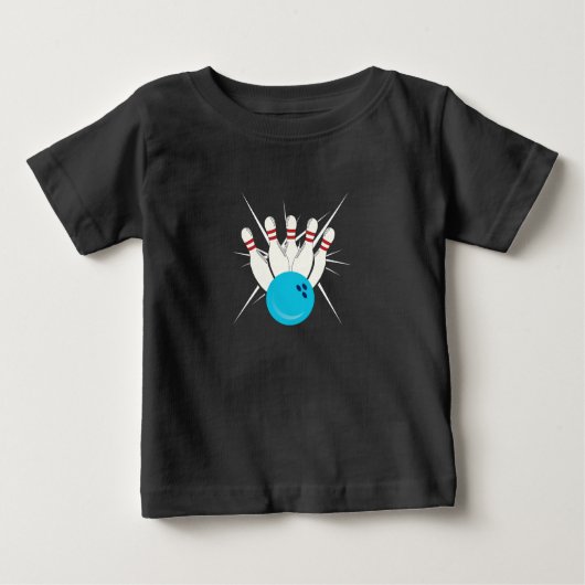 T-shirt Pour Bébé Bowling Bliss (Devant)