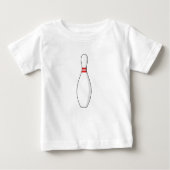 T-shirt Pour Bébé Bowling Skittle (Devant)