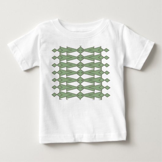T-shirt Pour Bébé Bowties vertes (Devant)