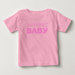 T-shirt Pour Bébé Boxe bébé fille porter