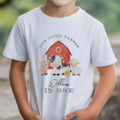 T-shirt Pour Bébé Boys Cute Farm Animal Kids Birthday
