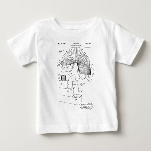 T-shirt Pour Bébé Brevet furtif 1947 (Devant)