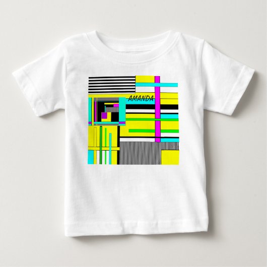 T-shirt Pour Bébé Bright abstract (Devant)