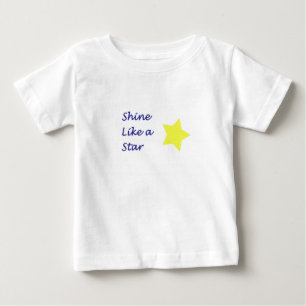T-shirt Pour Bébé Brille comme une étoile