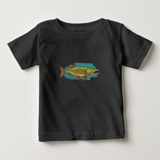 T-shirt Pour Bébé Brochet (Devant)
