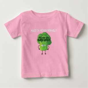 T-shirt Pour Bébé Brocoli Cartoon mignon Vous n'aimez pas Brocoli Ba