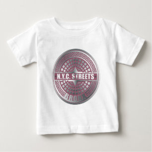 T-shirt Pour Bébé Bronx de couverture de trou
