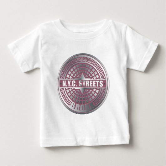 T-shirt Pour Bébé Bronx de couverture de trou (Devant)
