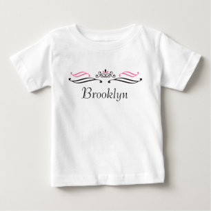 T-shirt Pour Bébé Brooklyn Princesse / Concours de beauté Tiara T-Sh