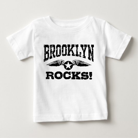T-shirt Pour Bébé Brooklyn Rocks (Devant)
