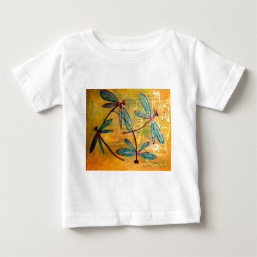 T-shirt Pour Bébé Brouillard de libellule (Devant)