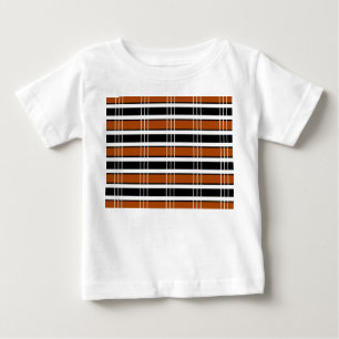 T-shirt Pour Bébé Brown et blanc