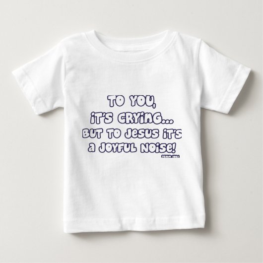 T-shirt Pour Bébé Bruit joyeux (Devant)