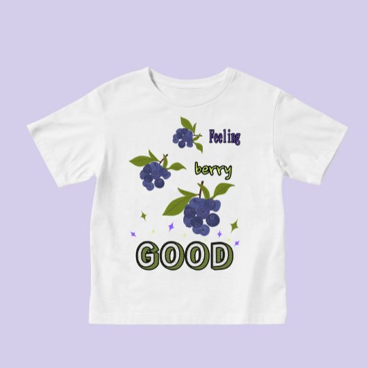 T-shirt Pour Bébé Brunches de bleuets