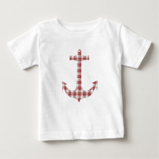 T-shirt Pour Bébé Buchanan Tartan Plaid Ancre