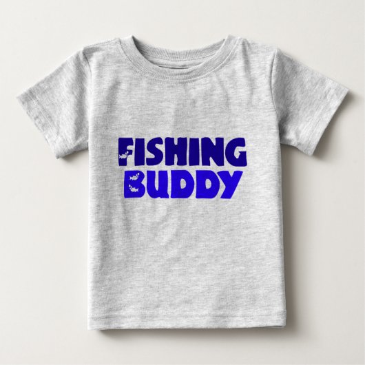 T-shirt Pour Bébé Buddy de pêche (Devant)