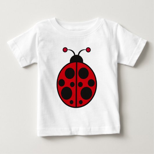 T-shirt Pour Bébé BugDame 6 (Devant)
