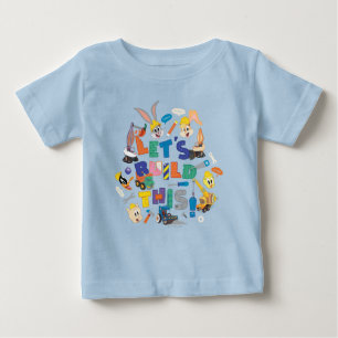 T-shirt Pour Bébé BUGS BUNNY BUILDERS™  "Construisons ça" Collage
