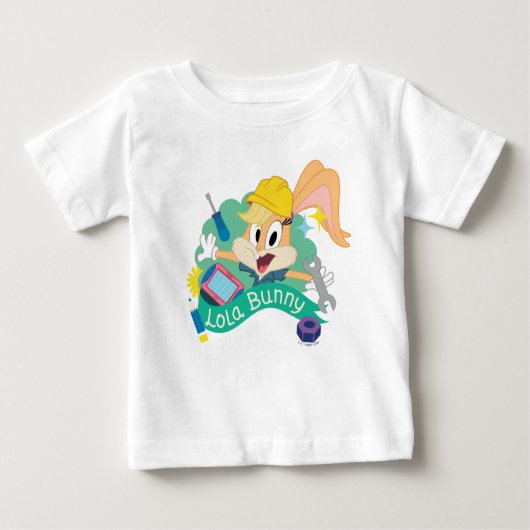 T-shirt Pour Bébé BUGS BUNNY BUILDERS™| Lola Bunny Graphique de cara (Devant)