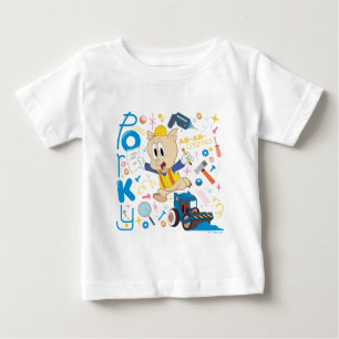T-shirt Pour Bébé BUGS BUNNY BUILDERS™ Porky Pig Work Tools