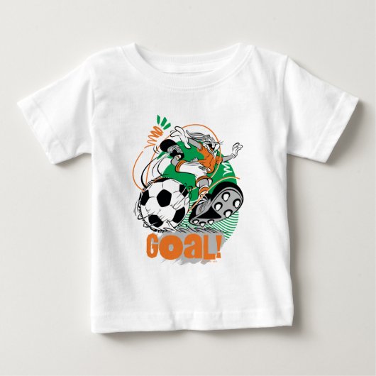 T-shirt Pour Bébé BUGS BUNNY™ Soccer objectif (Devant)
