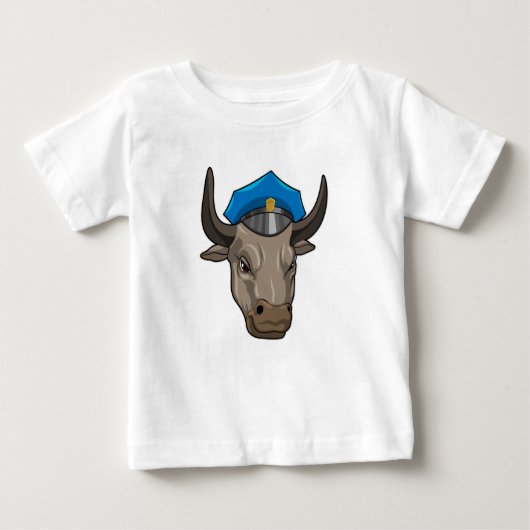 T-shirt Pour Bébé Bull agent de police Police (Devant)