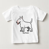 T-shirt Pour Bébé Bull Terrier (Devant)