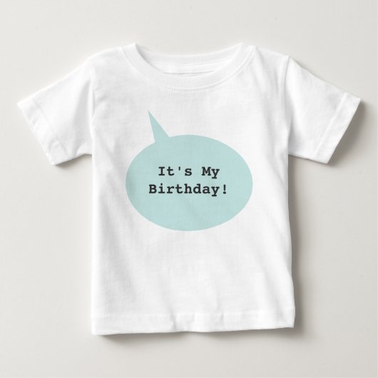 T-shirt Pour Bébé Bulle de citation (Devant)