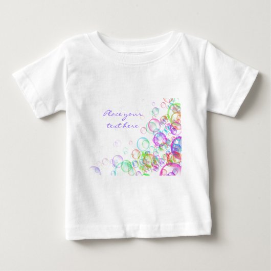 T-shirt Pour Bébé Bulles de savon (Devant)