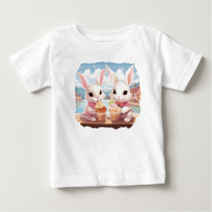 T-shirt Pour Bébé Bunny ice cream