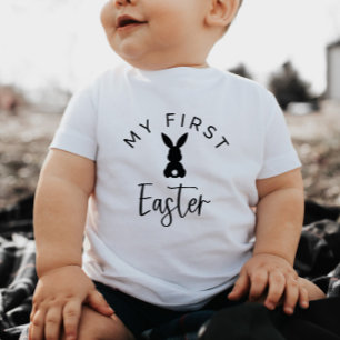 T-shirt Pour Bébé Bunny Tail Mon premier maillot de bébé de Pâques