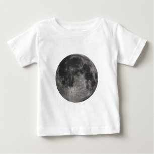 T-shirt Pour Bébé Bureau Spatial Lunaire Fête Douche Paix Amour Art