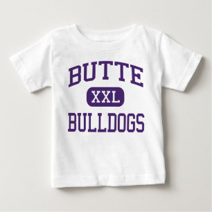 T-shirt Pour Bébé Butte - bouledogues - lycée - butte Montana