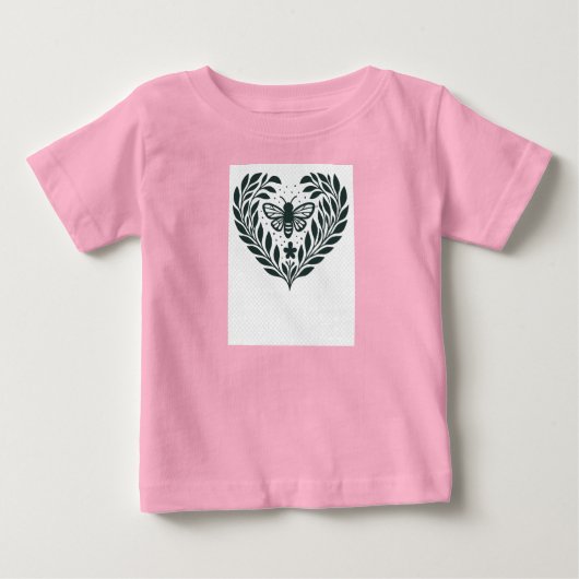 T-shirt Pour Bébé Butterfly and Boughs (Devant)
