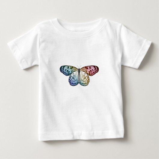T-shirt Pour Bébé Butterfly Rainbow (Devant)