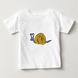 T-shirt Pour Bébé BV - Amusante tenue pour bébé escargot