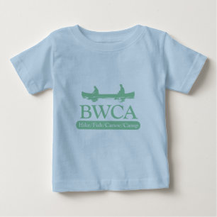 T-shirt Pour Bébé BWCA / Randonnée en canoë de poisson
