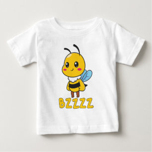 T-shirt Pour Bébé BZZZ Abeilles mignonnes pour enfants pour enfants 