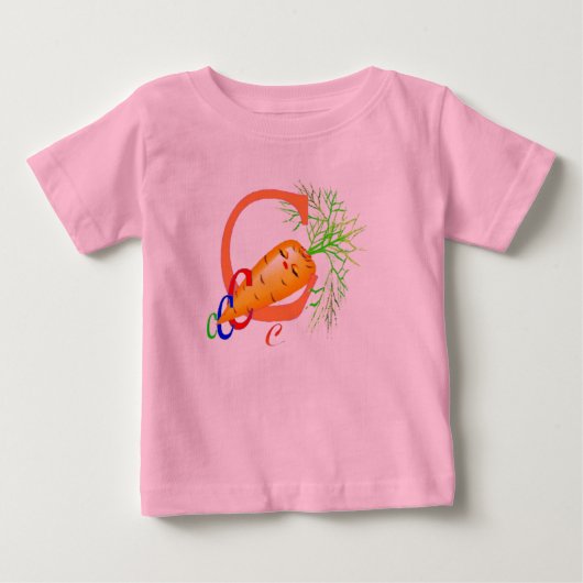 T-shirt Pour Bébé C - Collection de monogrammes (Devant)