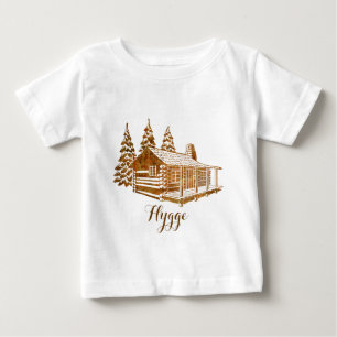 T-shirt Pour Bébé Cabine de journal confortable - Hygge ou votre pro
