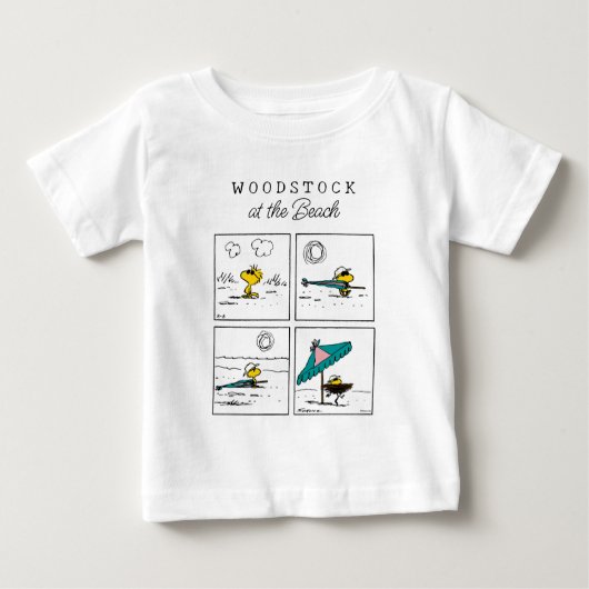 T-shirt Pour Bébé cacahuètes | Bois de bois à la plage (Devant)