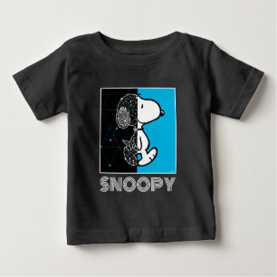 T-shirt Pour Bébé cacahuètes   Conception géométrique Snoopy