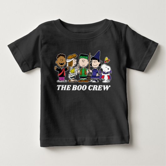 T-shirt Pour Bébé cacahuètes | Halloween L'Équipage Boo (Devant)