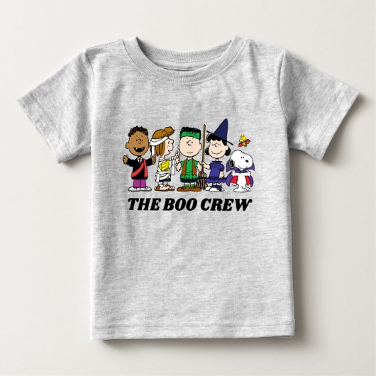 T-shirt Pour Bébé cacahuètes | Halloween L'Équipage Boo (Devant)