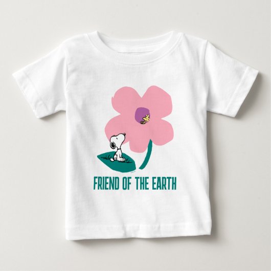 T-shirt Pour Bébé cacahuètes | Illustration Nature Rose Flower (Devant)